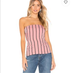 Pink bustier top Lovers & Friends